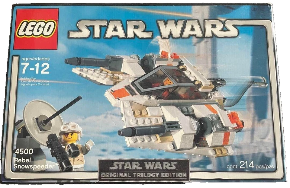 LEGO 4500 Rebel Snowspeeder издание трилогии STAR WARS 214 деталей запечатанный - Изображение 1 из 4