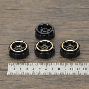 RCAWD Brass Beadlock Wheels Tires Kit for ECX 1/24 Barrage & RGT & FTX Series - Picture 1 of 5