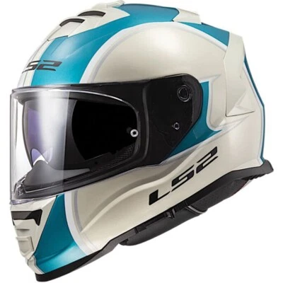LS2 Assault Full Face Street Motorcycle Helmet Paragon Khaki/Turquiose 3XL XXXL Foto 1 de 2