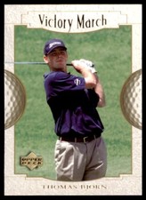 2001 Upper Deck Thomas Bjorn Golf Card #170