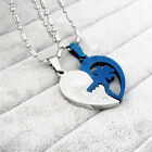Couple Necklace Set Matching Love Heart Pendant I Love You  His & Hers Necklaces