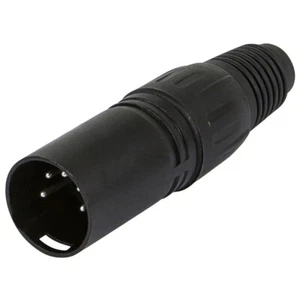 5 Pin DMX Male Plug XLR Cable Connector End DJ Disco Stage Lighting Effects - Picture 1 of 2