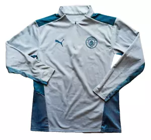 Puma Manchester City 2021/2022 Training Top Zip Sweatshirt Pre-Match Jacket L - Bild 1 von 4
