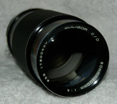SOLIGOR 80-200 zoom F4 Ai for NIKON mount (for film &some digital)metal & glass  - Image 1 of 4