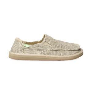 SANUK VAGABONDED NATURAL SIDEWALK SURFERS MEN'S SHOES SIZE US 8/UK 7/EU 41 NEW - Picture 1 of 3