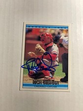 St Louis Cardinals RICH GEDMAN Signed Card