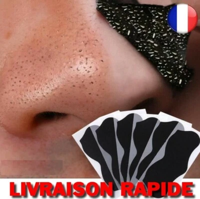 Nez Points Noirs Dissolvant Masque Pores Nettoyant Acné Traitement Bande Propre - Photo 1/4