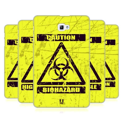 HEAD CASE DESIGNS HAZARD SYMBOLS BACK CASE & WALLPAPER FOR SAMSUNG TABLETS 1 - Image 1 of 4