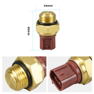 For Kawasaki Radiator Fan Thermo Switch KLR650 ZX-6R ZX-6RR ZX-12R Z1000 Z750S - Picture 1 of 9