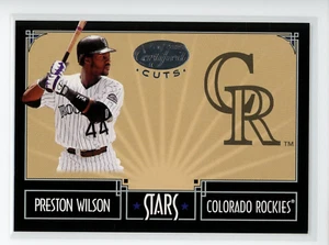 2004 Leaf Certified Cuts Stars #14 Preston Wilson Rockies /599 - Picture 1 of 3
