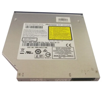 9.5mm Blu-ray Burner BDR-UD03 Internal SATA 100GB DVD Disc Writer Recorder Drive - Image 1 of 4