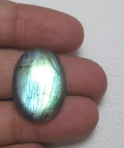 Natural Labradorite Cabochon Oval Shape 27.00 Cts. Loose Gemstone H 7293 - Picture 1 of 4