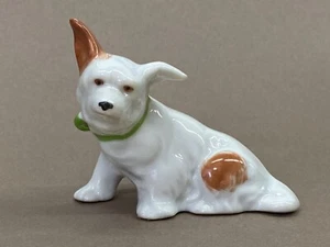 Vintage Porcelain Rough Coat Terrier Dog Figurine GERMANY - Picture 1 of 5