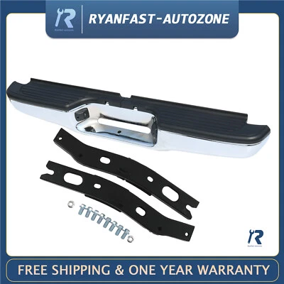 NUEVO Conjunto de parachoques escalonado acero cromado apto para camioneta Toyota Tacoma 1995-2004 Foto 1 de 4