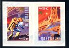 2000 Space  - Pair of Booklet Stamps