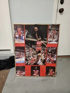 Rare Vintage! 1987 Starline INC. Michael Jordan Multi Shot Poster - Picture 1 of 9