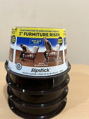 Elevador antideslizante CB654 2 pulgadas elevadores de muebles elevadores de cama agrega 2" Foto 1 de 4