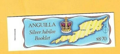 ANGUILLA 1977  THE QUEEN'S SILVER JUBILEE - $8.70 STAMP BOOKLET Complete MNH - Image 1 of 2