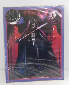 Vintage 1983 Star Wars Return of the Jedi Poster Darth Vader Lucasfilm 14" x 11" - Picture 1 of 3