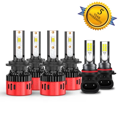 For Kia Soul EV 2015 2016 2017 Combo H7 H7&9145 LED Headlight Fog Light Bulbs - Image 1 of 4