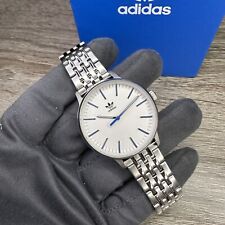 NEW✅ Adidas Silver Stainless Steel 38mm Unisex Watch AOSY22022