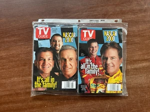 TV Guide NASCAR 2000 ¡Todo está en la familia! juego de 2 - Jarrett / Lebonte; PB VG - Imagen 1 de 2