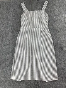 Catherine Malandrino A Line Dress Womens Small Striped Sleeveless Sundress N26 - Picture 1 of 7