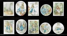 Japan 2011 The World of Peter Rabbit 80Y Complete Used Set Sc# 3317 a-j