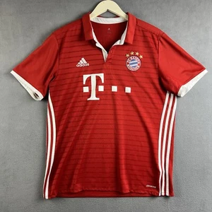 Camiseta de fútbol local Bayern Munich para hombre grande roja Adidas camiseta de fútbol T-Mobile - Imagen 1 de 17