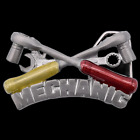 Mechanic Ratchets Wrench Tools W Color Belt Buckle New Old Stock