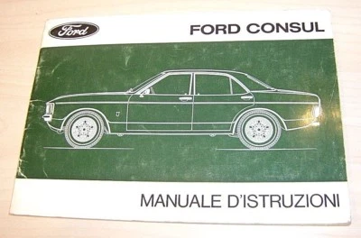 FORD Consul GT 3000 2300 V6 1700 V4 uso e manutenzione - Immagine 1 di 4