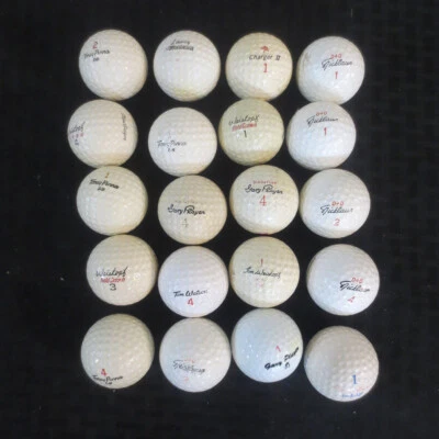 Vintage Signature Golf Ball Lot(24)Palmer/Nicklaus/Watson/Penna/Player/Weiskopf - Image 1 of 2