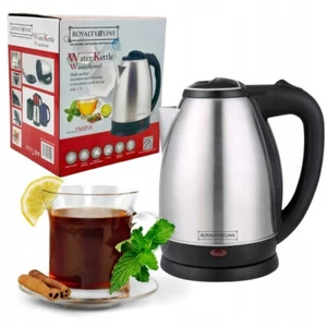 Edelstahl Wasserkocher 1.8L 1500W, Silber, Wasserkessel 360° drehbar - Bild 1 von 2