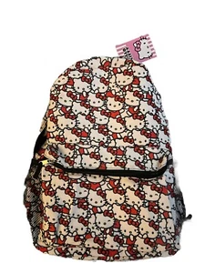 Sanrio Hello Kitty Large School Backpack 16" All Over Print Travel Bag Book Tote - Picture 1 of 1