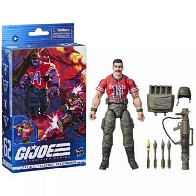 GI Joe классифицированный 6» #62 David L BAZOOKA Katzenbogen новый редкий Hasbro - Изображение 1 из 4