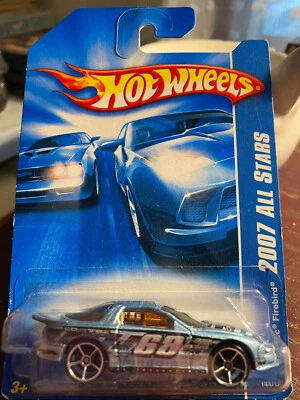 Pontiac IROC Firebird MTFLK 2007 All Stars #144 gris oscuro con 5 SP Hot Wheels Foto 1 de 3