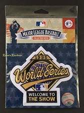 1995 WORLD SERIES MAJOR LEAGUE BASEBALL PATCH ATLANTA BRAVES v CLEVELAND INDIANS