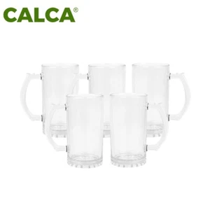 CALCA 24pcs 16oz Frosted Glass Sublimation Beer Steins Beer Mug Blanks Thick - Picture 1 of 8