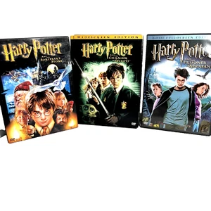 Harry Potter & Sorcerer's Stone, Chamber of Secrets + Prisoner of Azkaban (3) - Picture 1 of 10