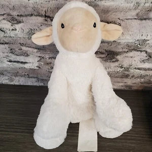 Peluche Silver One 14" cordero oveja grande sentado blanco usado en excelente estado - Imagen 1 de 8
