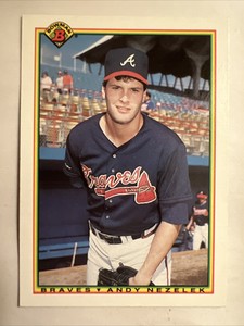 1990 Bowman Baseball Card Andy Nezelek Atlanta Braves #3 MLB