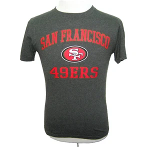 SAN FRANCISCO 49ers Men's (Size Small) Gray Short Sleeve Graphic Logo T-Shirt - Picture 1 of 4