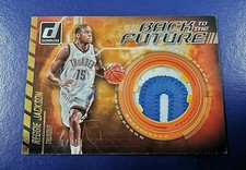 2016-17 Panini Donruss Back to the future #9 Reggie Jackson Materials Prime /10