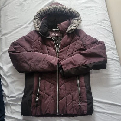 Chaqueta de lluvia para mujer Zeroxposur Fine Performance Gear talla L poliéster púrpura Foto 1 de 4