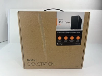NEW Synology Disk station DS218play 2 Bay Media Storage & Entertainment Center - Image 1 of 4