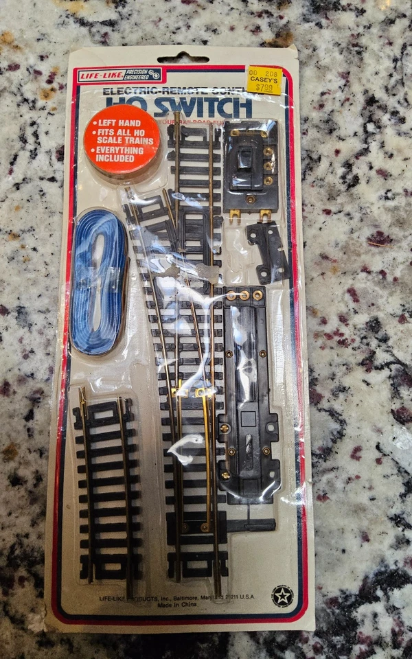 Life-Like HO interruptor de mão esquerda controle remoto elétrico nº 8605 novo estoque antigo - Imagem 1 de 1