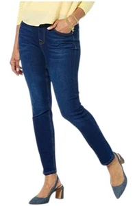 DG2 by Diane Gilman Women's Denim 5Pocket Jegging Indigo - Picture 1 of 1