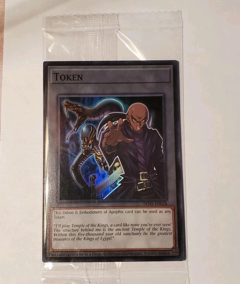 Odion & Embodiment of Apophis Token Super Rare TKN5-EN018 Near Mint - Image 1 of 1