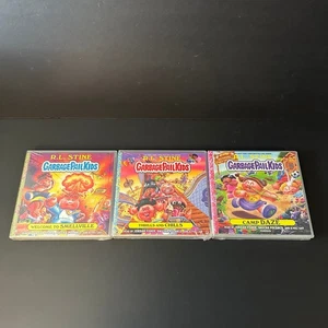 R.L STINE GARBAGE PAIL KIDS SET OF 3 SEALED AUDIOBOOKS SMELL, THRILLS & DAZE - Picture 1 of 4