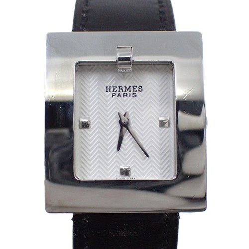 HERMÈS orologio hermes quadrante bianco BE1.210 TO205726